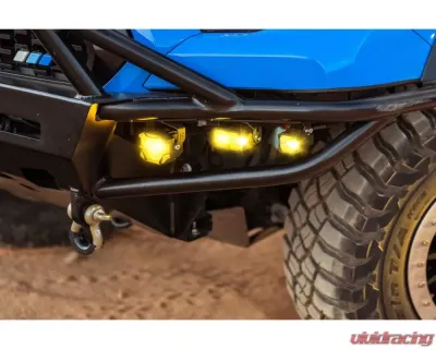 Morimoto 1Banger HXB LED Pod (Flood / Yellow) Pair Ford | Lexus | Toyota 1999+ - BAF093