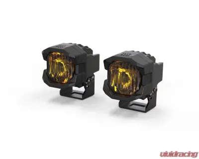 Morimoto 1Banger HXB LED Pod (Wide / Yellow) Pair Ford | Lexus | Toyota 1999+ - BAF101