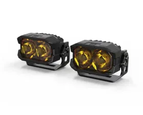Morimoto 2Banger NCS LED Pod (Spot / Yellow) Pair Ford | Toyota 1999+