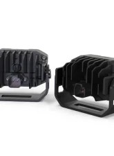 Morimoto 2Banger NCS LED Pod (SAE Wide / White) Pair Ford | Toyota 1999+                                     - BAF108 - Image 2