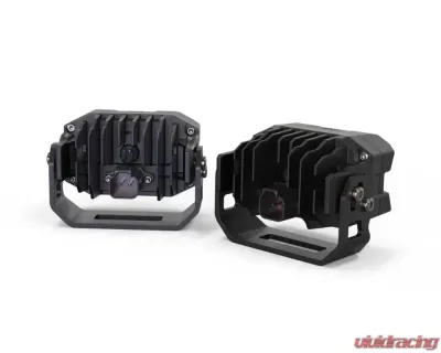 Morimoto 2Banger HXB LED Pod (Flood / Yellow) Pair Ford | Toyota 1999+ - BAF111