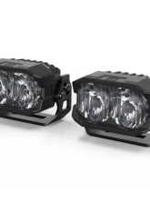 Morimoto 2Banger HXB LED Pod (Combo / White) Pair Ford | Toyota 1999+                                     - BAF114 - Image 9