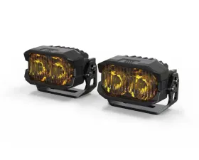 Morimoto 2Banger HXB LED Pod (Combo / Yellow) Pair Ford | Toyota 1999+