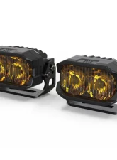 Morimoto 2Banger HXB LED Pod (Combo / Yellow) Pair Ford | Toyota 1999+                                     - BAF115 - Image 9