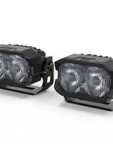 Morimoto 2Banger HXB LED Pod (SAE Wide / White) Pair Ford | Toyota 1999+                                     - BAF116 - Image 9