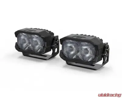 Morimoto 2Banger HXB LED Pod (SAE Wide / White) Pair Ford | Toyota 1999+ - BAF116