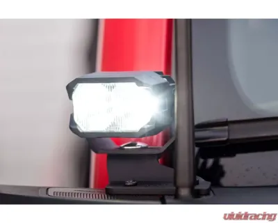 Morimoto 2Banger HXB LED Pod (SAE Wide / White) Pair Ford | Toyota 1999+ - BAF116