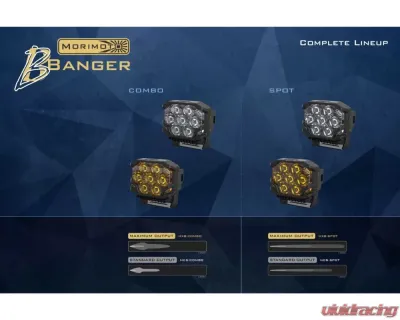 Morimoto BigBanger NCS LED Pod (Amber DRL / Spot / White) Ford | Lexus | Toyota 1999+ - BAF118