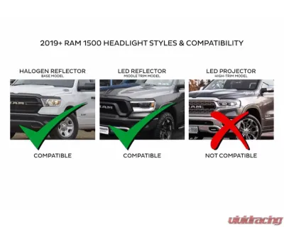 Morimoto XB ASM Gen 2 LED Headlights Ram 1500 2019+ - LF523-ASM