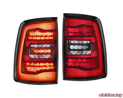 Morimoto Gen 2 XB LED Tails Red Dodge Ram 1500 2009-2018 - LF725