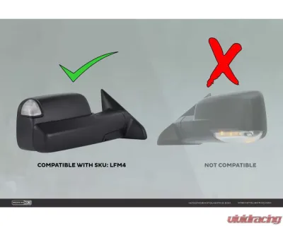 Morimoto XB LED Top Corner Mirror Lights Dodge Ram 1500 2009-2018 - LFM4