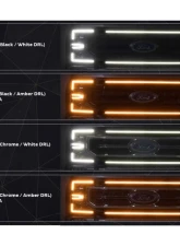 Morimoto Gloss Black | Amber DRL XBG LED Grille Ford Super Duty 2020-2022                                     - XBG11 - Image 3