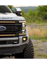 Morimoto Chrome Finish | Amber DRL XBG LED Grille Ford Super Duty 2020-2022                                     - XBG13 - Image 7