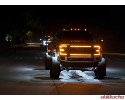 Morimoto Chrome Finish | Amber DRL XBG LED Grille Ford Super Duty 2020-2022 - XBG13