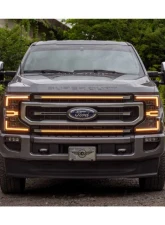 Morimoto Chrome Finish | Amber DRL XBG LED Grille Ford Super Duty 2020-2022                                     - XBG13 - Image 9
