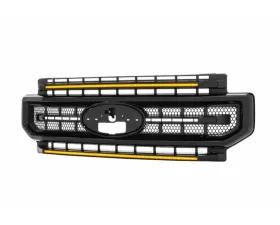 Morimoto Gloss Black | Amber DRL XBG LED Grille Ford Super Duty 2020-2022