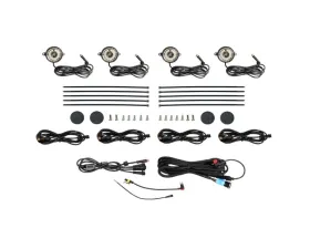 Morimoto 4 Pack White LED Rock Light Kit