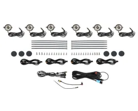 Morimoto 6 Pack White LED Rock Light Kit