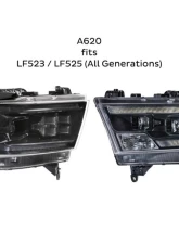 Morimoto Smoked Reflectors LF523 | LF525 Set                                     - A620 - Image 2