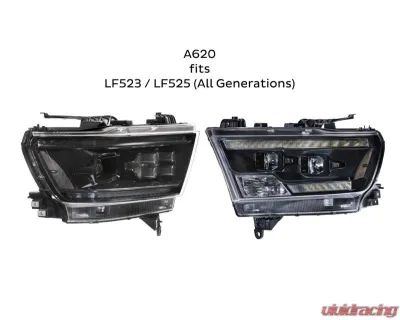 Morimoto Smoked Reflectors LF523 | LF525 Set - A620