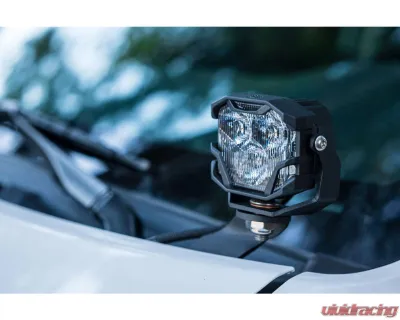 Morimoto 4Banger 2.0 NCS LED Pods SAE Wide White Set - BAF005.2