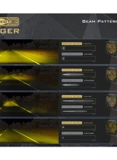 Morimoto 4Banger 2.0 HXB LED Pods SAE Wide Yellow Set                                     - BAF012.2 - Image 8