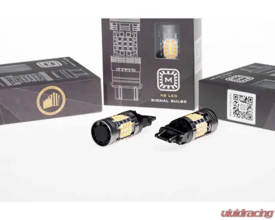 Morimoto 7440/7443 XB LED Bulbs Set - Amber - LED411