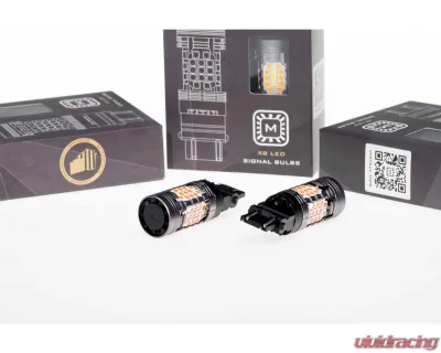 Morimoto 7440/7443 XB LED Bulbs Set - Amber - LED411