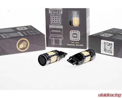 Morimoto 7440/7443 XB LED Bulbs Set - Amber - LED411