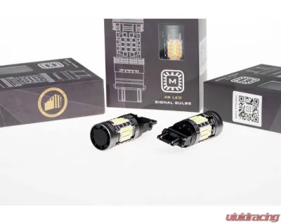 Morimoto 7440/7443 XB LED Bulbs Set - Amber - LED411