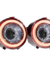 Morimoto XB LED Tail Lights Set - Smoked Chevrolet Corvette C6 2005-2013                                     - LF466 - Image 2