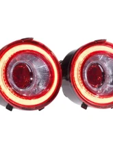 Morimoto XB LED Tail Lights Set - Red Chevrolet Corvette C6 2005-2013                                     - LF467 - Image 3