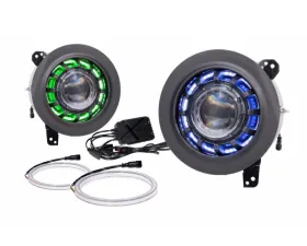Morimoto Super7 RGBW Halo System Jeep Wrangler JL/JT 2018-2024