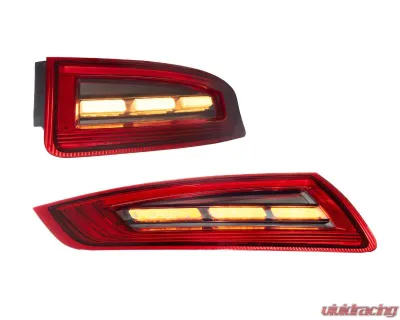 Morimoto XB LED Tail Lights Set - Red Porsche 997 2005-2008 - LF740