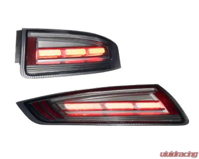 Morimoto XB LED Tail Lights Set - Smoked Porsche 997 2005-2008 - LF745