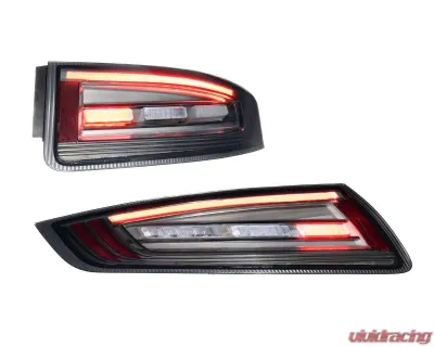 Morimoto XB LED Tail Lights Set - Smoked Porsche 997 2005-2008 - LF745