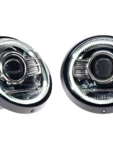 Morimoto XB LED Headlights Modern White Set Porsche 911 | 912 | 964 1965-1994                                     - LF965M - Image 3