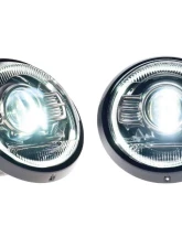 Morimoto XB LED Headlights Modern White Set Porsche 911 | 912 | 964 1965-1994                                     - LF965M - Image 4