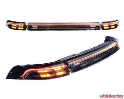 Morimoto XB LED Tail Lights Set - Smoked Porsche 993 1995-1998 - LF991