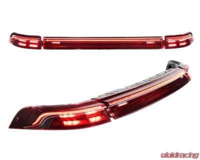 Morimoto XB LED Tail Lights Set - Red Porsche 993 1995-1998 - LF992