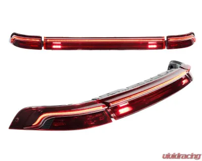 Morimoto XB LED Tail Lights Set - Red Porsche 993 1995-1998 - LF992