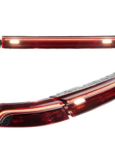 Morimoto XB LED Tail Lights Set - Red Porsche 993 1995-1998                                     - LF992 - Image 6