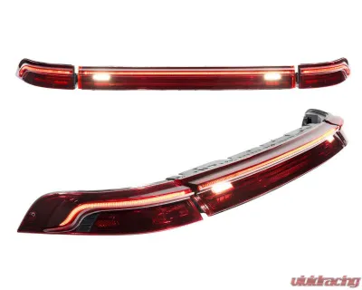 Morimoto XB LED Tail Lights Set - Red Porsche 993 1995-1998 - LF992
