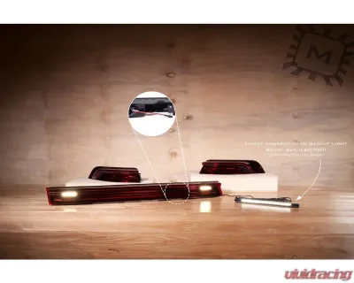 Morimoto XB LED Tail Lights Set - Red Porsche 993 1995-1998 - LF992