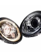 Morimoto XB LED Headlights Classic White Set Porsche 993 1995-1998                                     - LF993C - Image 10