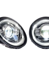 Morimoto XB LED Headlights Modern White Set Porsche 993 1995-1998                                     - LF993M - Image 4