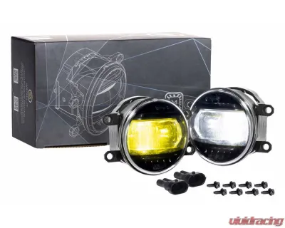 Morimoto Oval XB Evo+ White/Yellow Fog Lights Set Toyota 4Runner 2010-2024 - LF093