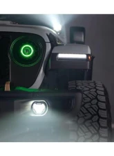 Morimoto 4Banger LED Fog Lights (White ) Jeep Gladiator | Wrangler 2018+                                     - BAF078W - Image 13