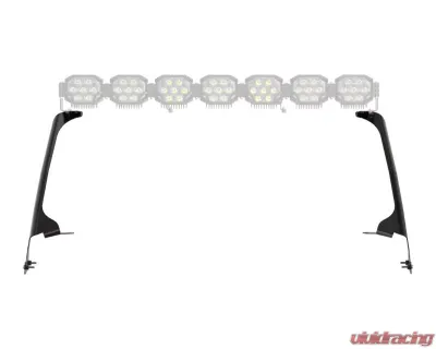 Morimoto Light Bar Windshield Mounts Jeep Wrangler JL | JT 2018+ - BAF081