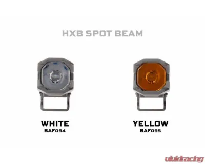 Morimoto 1Banger LED Pods HXB Spot Beam (Yellow) - BAF095